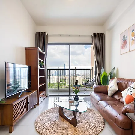 The Sun Avenue Cozy And Paceful 2 Bedroom 2 Bathroom Apt In An Phu, Distric 2, Lagom Home 2707